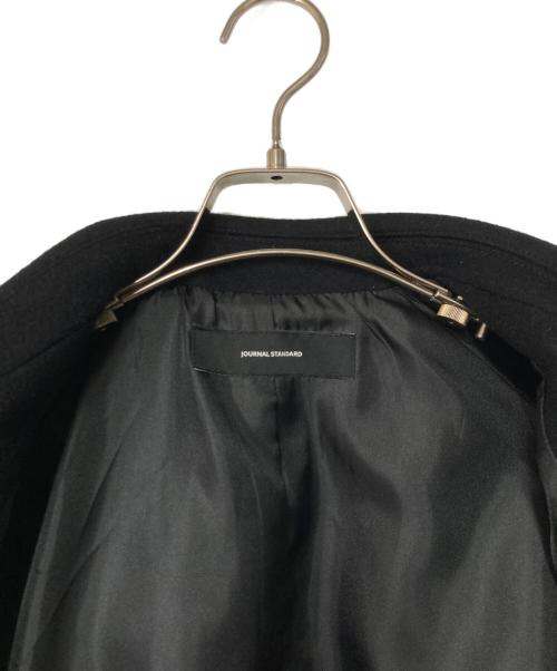 JOURNAL STANDARD（ジャーナルスタンダード）JOURNAL STANDARD (ジャーナルスタンダード) スーパー140ビーバーテーラーコート ブラック サイズ:38の古着・服飾アイテム