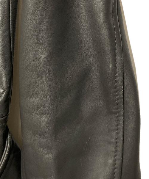 ALL SAINTS（オールセインツ）ALL SAINTS (オールセインツ) ラムレザーダブルライダースジャケット グレー サイズ:EU 34の古着・服飾アイテム