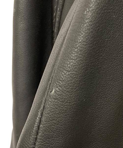 ALL SAINTS（オールセインツ）ALL SAINTS (オールセインツ) ラムレザーダブルライダースジャケット グレー サイズ:EU 34の古着・服飾アイテム