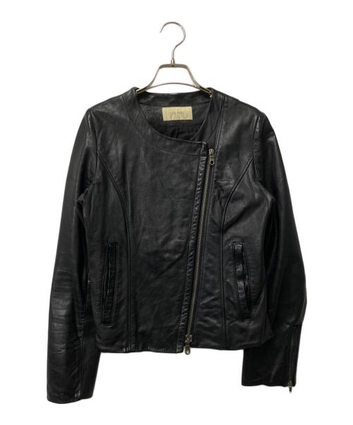DES PRES（デ プレ）DES PRES (デ プレ) ラムレザージャケット ブラック サイズ:1の古着・服飾アイテム