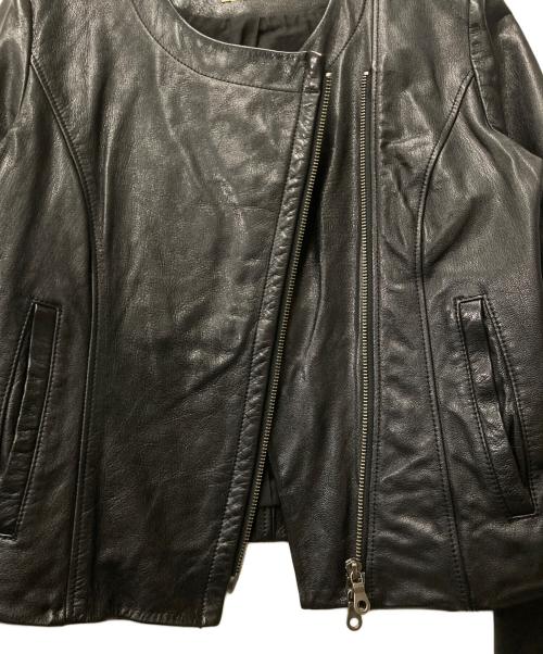 DES PRES（デ プレ）DES PRES (デ プレ) ラムレザージャケット ブラック サイズ:1の古着・服飾アイテム
