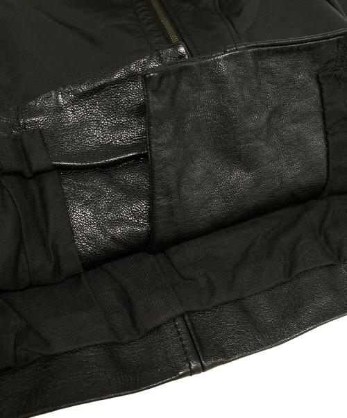 DES PRES（デ プレ）DES PRES (デ プレ) ラムレザージャケット ブラック サイズ:1の古着・服飾アイテム