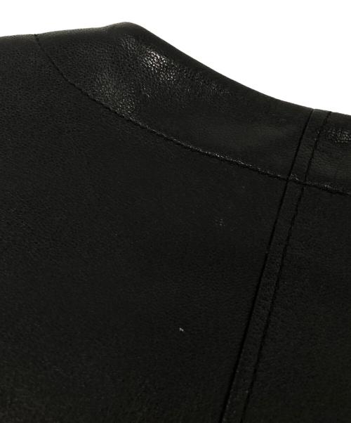 DES PRES（デ プレ）DES PRES (デ プレ) ラムレザージャケット ブラック サイズ:1の古着・服飾アイテム