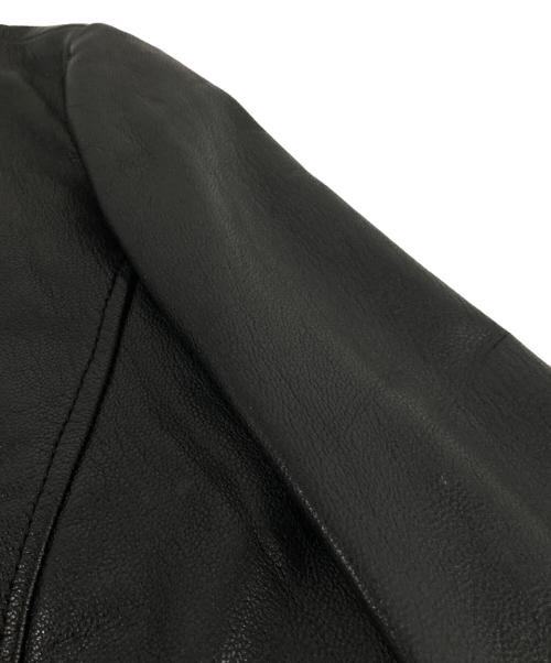 DES PRES（デ プレ）DES PRES (デ プレ) ラムレザージャケット ブラック サイズ:1の古着・服飾アイテム