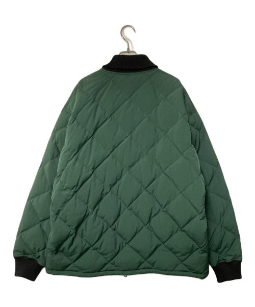 BEAMS（ビームス）BEAMS (ビームス) ワーク キルト ダウン ジャケット グリーン サイズ:Lの古着・服飾アイテム