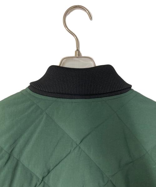 BEAMS（ビームス）BEAMS (ビームス) ワーク キルト ダウン ジャケット グリーン サイズ:Lの古着・服飾アイテム