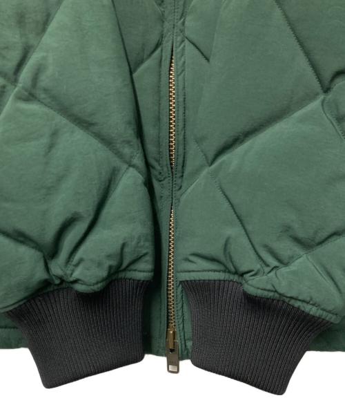 BEAMS（ビームス）BEAMS (ビームス) ワーク キルト ダウン ジャケット グリーン サイズ:Lの古着・服飾アイテム
