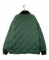 BEAMS (ビームス) ワーク キルト ダウン ジャケット グリーン サイズ:L：10000円