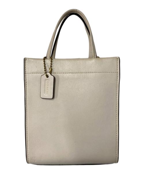 COACH（コーチ）COACH (コーチ) ミニ カシン トート 2WAY ショルダーバッグ ベージュの古着・服飾アイテム