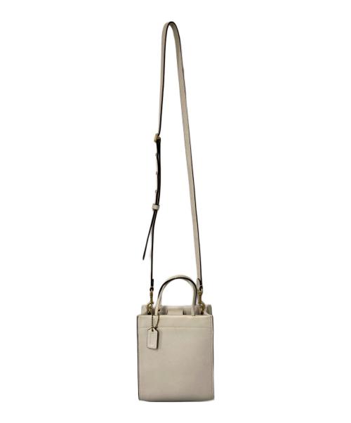 COACH（コーチ）COACH (コーチ) ミニ カシン トート 2WAY ショルダーバッグ ベージュの古着・服飾アイテム