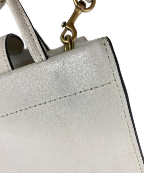 COACH（コーチ）COACH (コーチ) ミニ カシン トート 2WAY ショルダーバッグ ベージュの古着・服飾アイテム