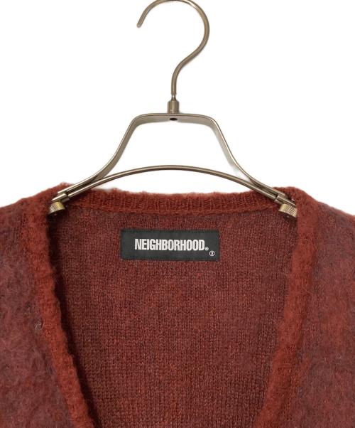 NEIGHBORHOOD（ネイバーフッド）NEIGHBORHOOD (ネイバーフッド) MOHAIR CARDIGAN / NA-KNIT.LS ボルドー サイズ:Ｍの古着・服飾アイテム
