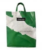FREITAGフライターグ）の古着「F52 MIAMI VICE トートバッグ」｜グリーン×ホワイト