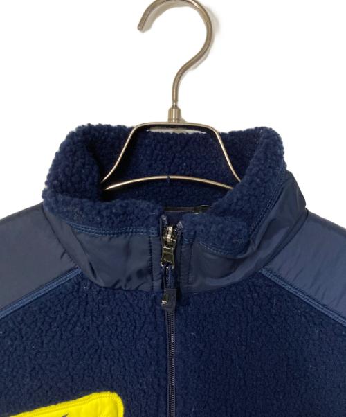 RLX RALPH LAUREN（アールエルエックスラルフローレン）RLX RALPH LAUREN (アールエルエックスラルフローレン) フリースベスト ネイビー×イエロー サイズ:Ｍの古着・服飾アイテム