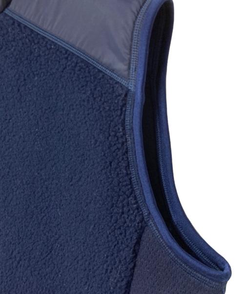 RLX RALPH LAUREN（アールエルエックスラルフローレン）RLX RALPH LAUREN (アールエルエックスラルフローレン) フリースベスト ネイビー×イエロー サイズ:Ｍの古着・服飾アイテム