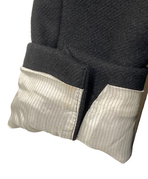 LENER（レネール）LENER (レネール) モヘヤ混 チェスターコート ブラック サイズ:36の古着・服飾アイテム