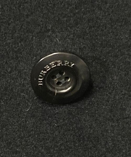 Burberry's（バーバリー）Burberry's (バーバリー) アンゴラ混 ステンカラーコート ブラック サイズ:38の古着・服飾アイテム