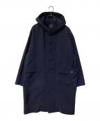 mina perhonenミナ ペルホネン）の古着「rain friends フーデッドコート」｜ネイビー