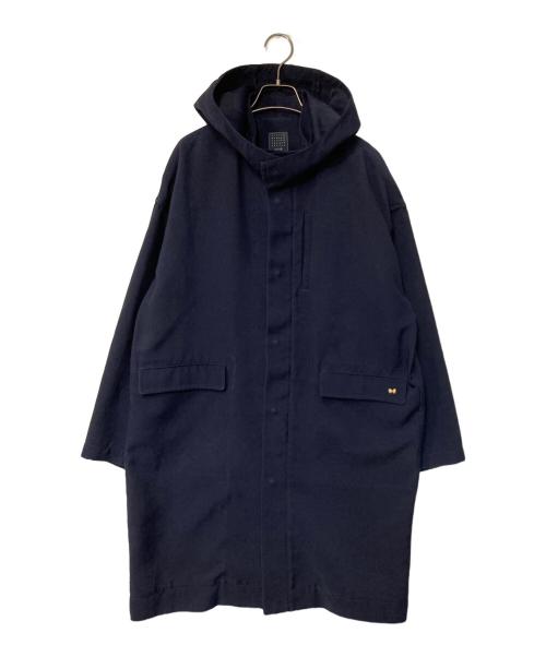mina perhonen（ミナ ペルホネン）mina perhonen (ミナ ペルホネン) rain friends フーデッドコート ネイビー サイズ:36の古着・服飾アイテム