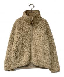 THE NORTHFACE PURPLELABEL（ザ・ノースフェイス パープルレーベル）の古着「Wool Boa Fleece Field Jacket」｜ベージュ