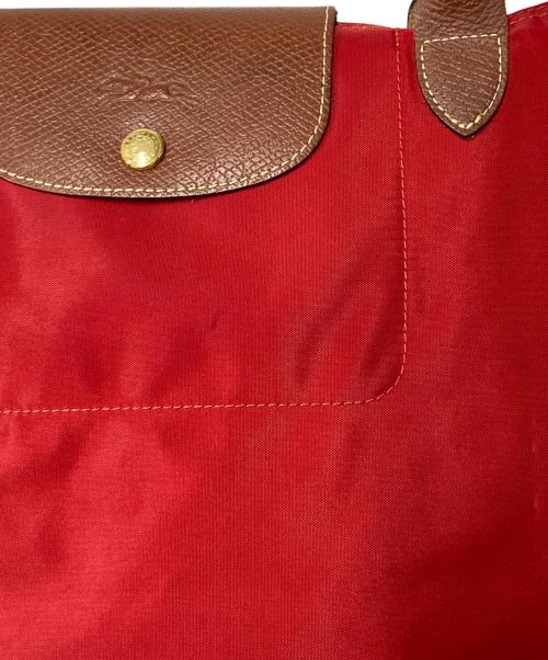 LONGCHAMP（ロンシャン）LONGCHAMP (ロンシャン) ル・プリアージュ トートバッグ レッドの古着・服飾アイテム