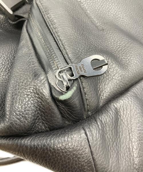 BROSKI and SUPPLY（ブロスキーアンドサプライ）BROSKI and SUPPLY (ブロスキーアンドサプライ) Adjust-pack / waterproof leather ブラックの古着・服飾アイテム