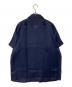 ARCODIO (アルコディオ) フレンチリネン 半袖プルオーバーシャツ ネイビー サイズ:Ｍ：7000円