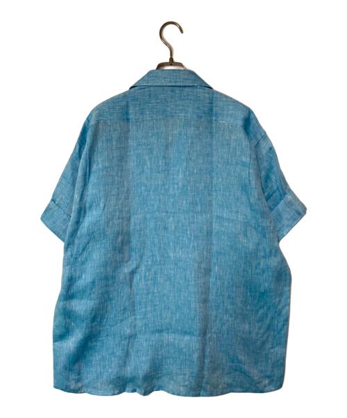 ARCODIO（アルコディオ）ARCODIO (アルコディオ) フレンチリネン 半袖プルオーバーシャツ スカイブルー サイズ:Ｍの古着・服飾アイテム