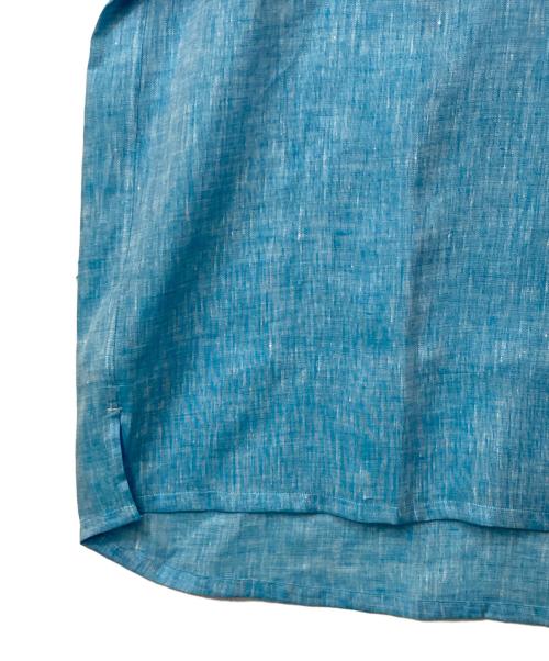 ARCODIO（アルコディオ）ARCODIO (アルコディオ) フレンチリネン 半袖プルオーバーシャツ スカイブルー サイズ:Ｍの古着・服飾アイテム