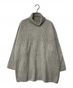 Spick and Spanスピック＆スパン）の古着「ラムウールチュニックタートルニット」｜グレー