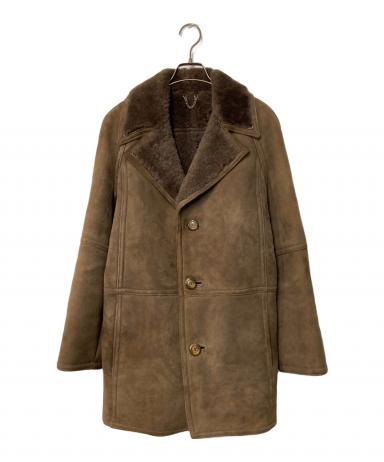 スペイン産ムートン　コート　TORRAS　ブラウン　LL相当　古着　ユーロ 中古・古着通販】Morlands (モーランド) ムートンコート ブラウン