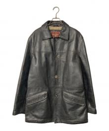 Marlboro Classics（マルボロクラッシクス）の古着「カウレザーコート」｜ブラック