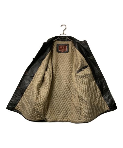 Marlboro Classics（マルボロクラッシクス）Marlboro Classics (マルボロクラッシクス) カウレザーコート ブラック サイズ:Lの古着・服飾アイテム