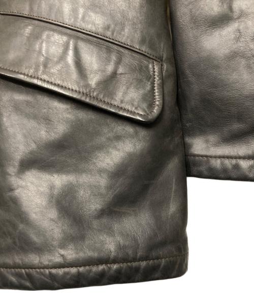 Marlboro Classics（マルボロクラッシクス）Marlboro Classics (マルボロクラッシクス) カウレザーコート ブラック サイズ:Lの古着・服飾アイテム