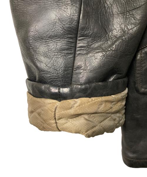 Marlboro Classics（マルボロクラッシクス）Marlboro Classics (マルボロクラッシクス) カウレザーコート ブラック サイズ:Lの古着・服飾アイテム