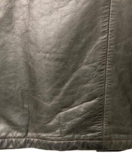 Marlboro Classics（マルボロクラッシクス）Marlboro Classics (マルボロクラッシクス) カウレザーコート ブラック サイズ:Lの古着・服飾アイテム