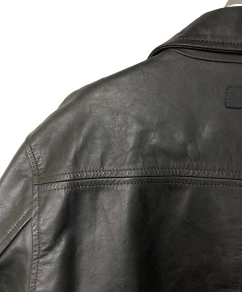 Marlboro Classics（マルボロクラッシクス）Marlboro Classics (マルボロクラッシクス) カウレザーコート ブラック サイズ:Lの古着・服飾アイテム