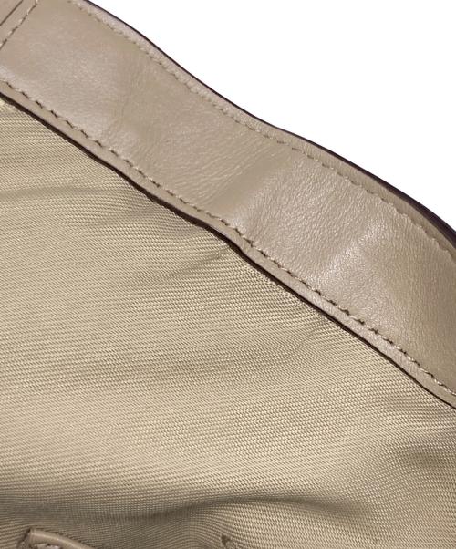 COACH（コーチ）COACH (コーチ) イーディー スエード切替トートバッグ ベージュの古着・服飾アイテム