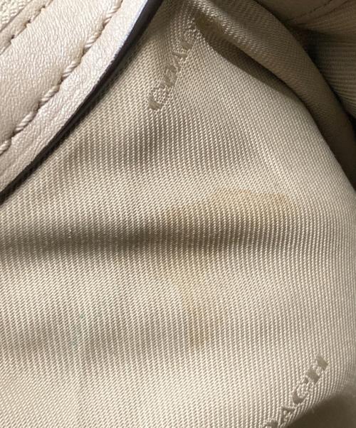 COACH（コーチ）COACH (コーチ) イーディー スエード切替トートバッグ ベージュの古着・服飾アイテム