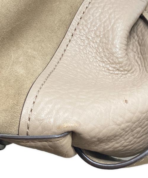 COACH（コーチ）COACH (コーチ) イーディー スエード切替トートバッグ ベージュの古着・服飾アイテム