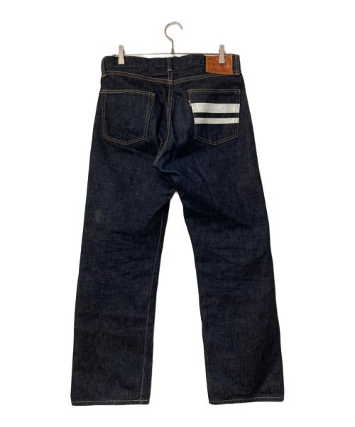 MOMOTARO JEANS（桃太郎ジーンズ）MOMOTARO JEANS (桃太郎ジーンズ) 出陣ミドルストレート セルビッチデニムパンツ インディゴ サイズ:W31(下記採寸参照)の古着・服飾アイテム