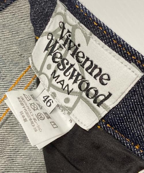 Vivienne Westwood man（ヴィヴィアン ウェストウッド マン）Vivienne Westwood man (ヴィヴィアン ウェストウッド マン) オーブデザイン デニムパンツ インディゴ サイズ:46の古着・服飾アイテム