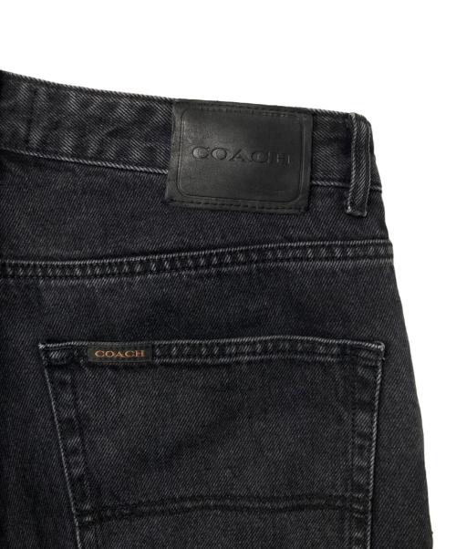 COACH（コーチ）COACH (コーチ) ブラック テイパー ジーンズ ブラック サイズ:W32(下記採寸参照)の古着・服飾アイテム