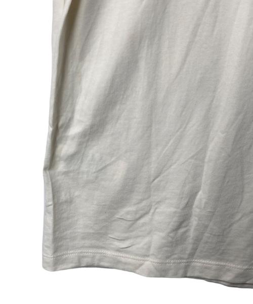 COACH（コーチ）COACH (コーチ) SNOOPY (スヌーピー) スヌーピー シグネチャー スクエア Tシャツ アイボリー サイズ:Mの古着・服飾アイテム