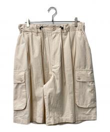 B.BALLSY（ボールジーブラザーズ）の古着「Ripstop Cargo Half Pants」｜アイボリー
