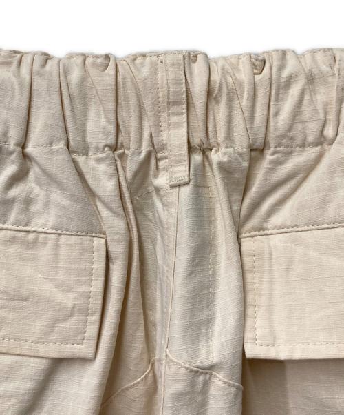 B.BALLSY（ボールジーブラザーズ）B.BALLSY (ボールジーブラザーズ) Ripstop Cargo Half Pants アイボリー サイズ:Fの古着・服飾アイテム