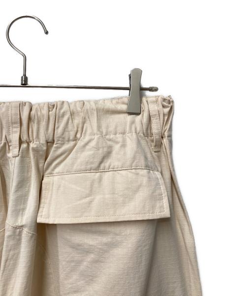 B.BALLSY（ボールジーブラザーズ）B.BALLSY (ボールジーブラザーズ) Ripstop Cargo Half Pants アイボリー サイズ:Fの古着・服飾アイテム
