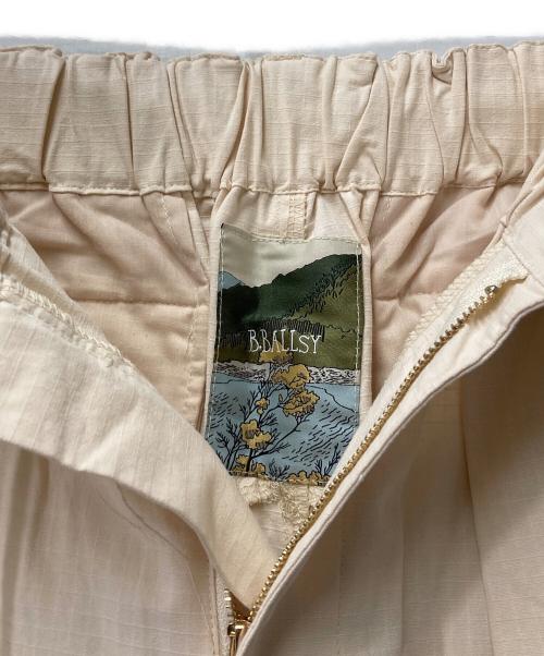 B.BALLSY（ボールジーブラザーズ）B.BALLSY (ボールジーブラザーズ) Ripstop Cargo Half Pants アイボリー サイズ:Fの古着・服飾アイテム