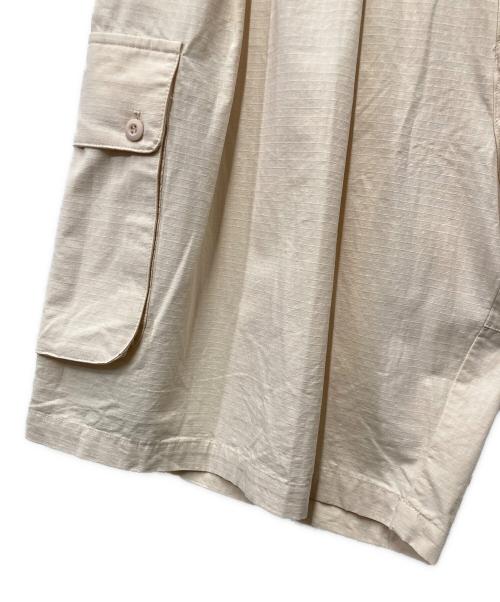B.BALLSY（ボールジーブラザーズ）B.BALLSY (ボールジーブラザーズ) Ripstop Cargo Half Pants アイボリー サイズ:Fの古着・服飾アイテム