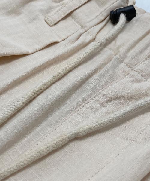 B.BALLSY（ボールジーブラザーズ）B.BALLSY (ボールジーブラザーズ) Ripstop Cargo Half Pants アイボリー サイズ:Fの古着・服飾アイテム